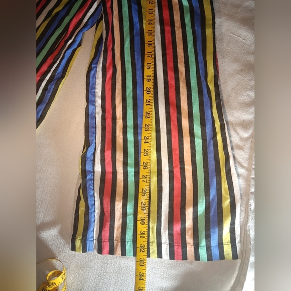 Striped Off-Shoulder Jumpsuit - Picture 4 of 11